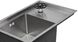 Кухонная мойка интегрированная QTAP DC5638 3,0/1,2 мм Satin + крышка - QTDC56383012 - 6
