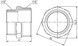 Ниппель латунный SD Forte 1 1/2"х1 1/4" редукционный никелированный SF3594032