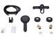Змішувач для душу Lidz Latwa 010 з душовим гарнітуром Black LDLAT010BLA45421 - LDLAT010BLA45421 - 7