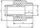 Муфта PPR BLUE OCEAN 32х3/4" НР BOEAXX3202XXX - BOEAXX3202XXX - 2