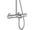 Душова система HANSGROHE Crometta S Showerpipe 240 1jet з термостатом і виливом 27320000 хром - 27320000 - 2
