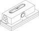 Прихована частина HANSGROHE uBox universal &oslash;50 для душових трапів 01001180 - 01001180 - 3