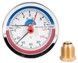 Термоманометр Thermo Alliance Standart 80 мм латунное заднее подключение 1/2"НР 6 бар 120&ordm;С SD1736B