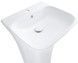 Раковина для підлоги моноблок QTAP Crow 445x435x825 White з донним клапаном QT0511G315W - QT0511G315W - 4