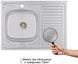 Кухонна мийка Lidz 6080-L Satin 0,6 мм LIDZ6080LSAT06 - LIDZ6080LSAT06 - 3