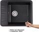 Кухонная мойка QTAP CS 6250 Black (QT6250BLA404) - QT6250BLA404 - 2