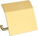 Тримач для туалетного паперу з кришкою HANSGROHE AddStoris Polished Gold Optic 41753990 золото