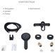 Змішувач для душу Lidz Latwa 010 з душовим гарнітуром Black LDLAT010BLA45421 - LDLAT010BLA45421 - 6