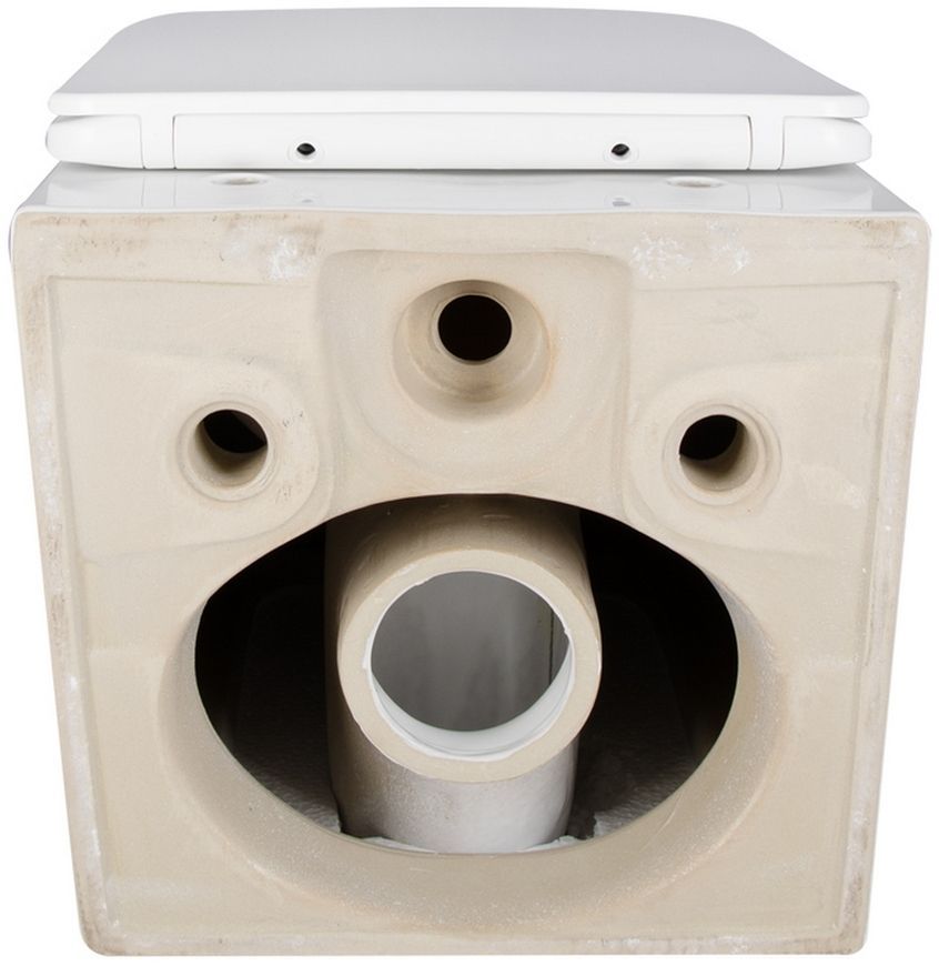 Унітаз підвісний QTAP Crow безобідковий Ultra Quiet сидіння Slim Duroplast/Soft-close/Quick relase QT05335171W - QT05335171W