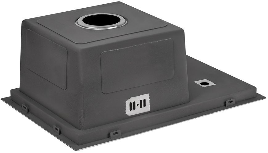 Кухонная мойка интегрированная QTAP DC5638 3,0/1,2 мм Satin + крышка - QTDC56383012