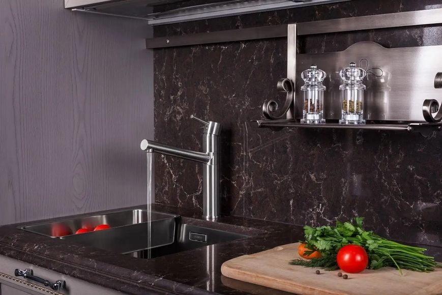 Смеситель для кухни Imprese Pivot LSS 40 мм f03408502LS нержавеющая сталь - f03408502LS