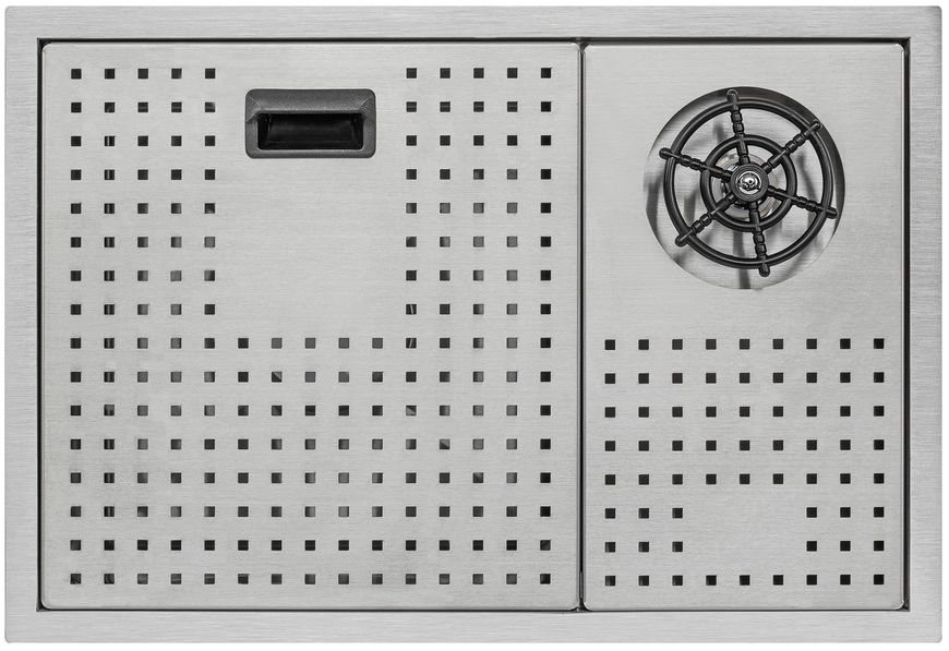 Кухонна мийка інтегрована QTAP DC5638 3,0/1,2 мм Satin + кришка - QTDC56383012