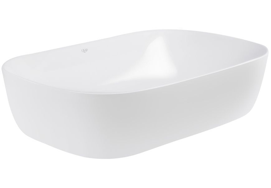 Раковина-чаша QTAP Robin 600x400x140 White з донним клапаном QT13112143PW - QT13112143PW