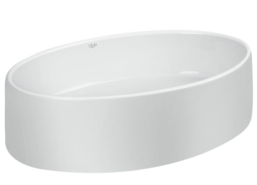 Раковина-чаша Qtap Kolibri накладна овальна 495x360x140 White QT10113054WN - QT10113054WN