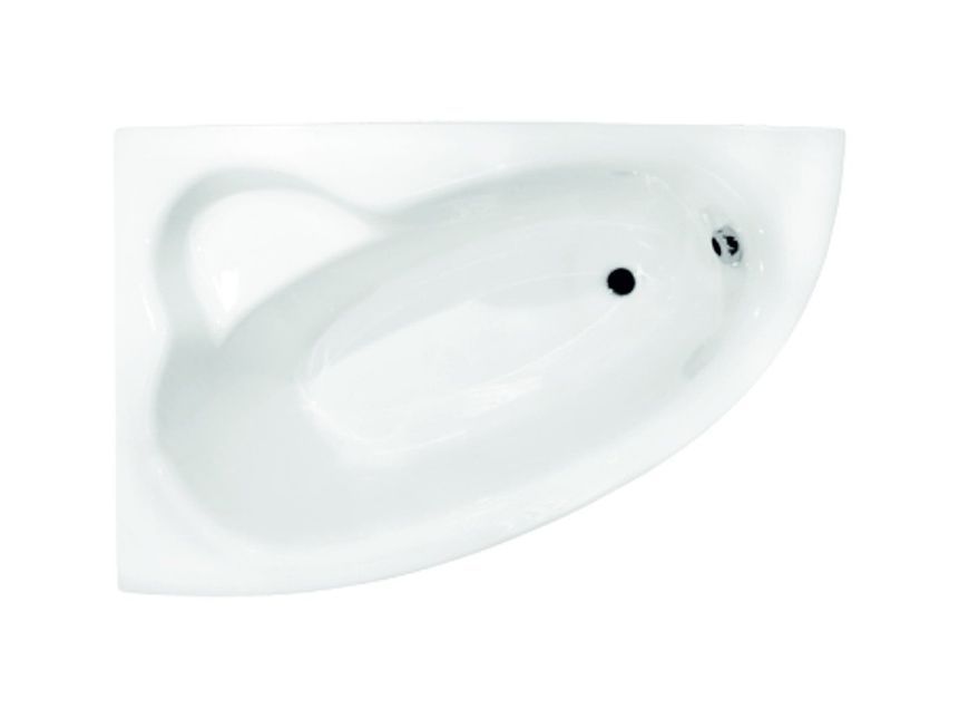 Ванна акриловая BESCO NATALIA PREMIUM 150х100 (левая) с подголовником и ручками - B-NP-150-100-L