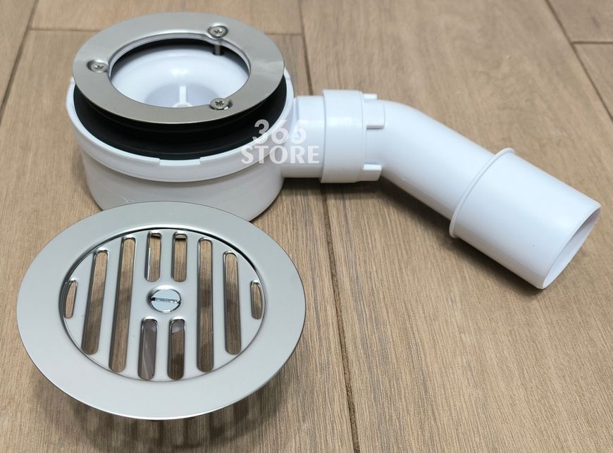 Сифон для душевого поддона McALPINE MP2730L3H-SL 90 мм хром чистка сверху - MP2730L3H-SL