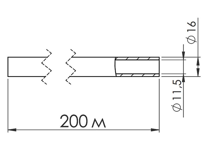 Труба SD FORTE PEX-a EVOH 16х2 мм, 200 м тёплый пол SFE0031616