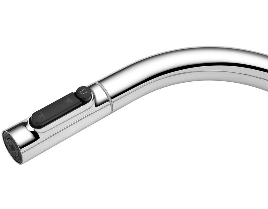 Змішувач для кухні Kroner Element 211569-0101 з підключенням для питної води та висувним виливом, хром CV035983 - Element 211569-0101
