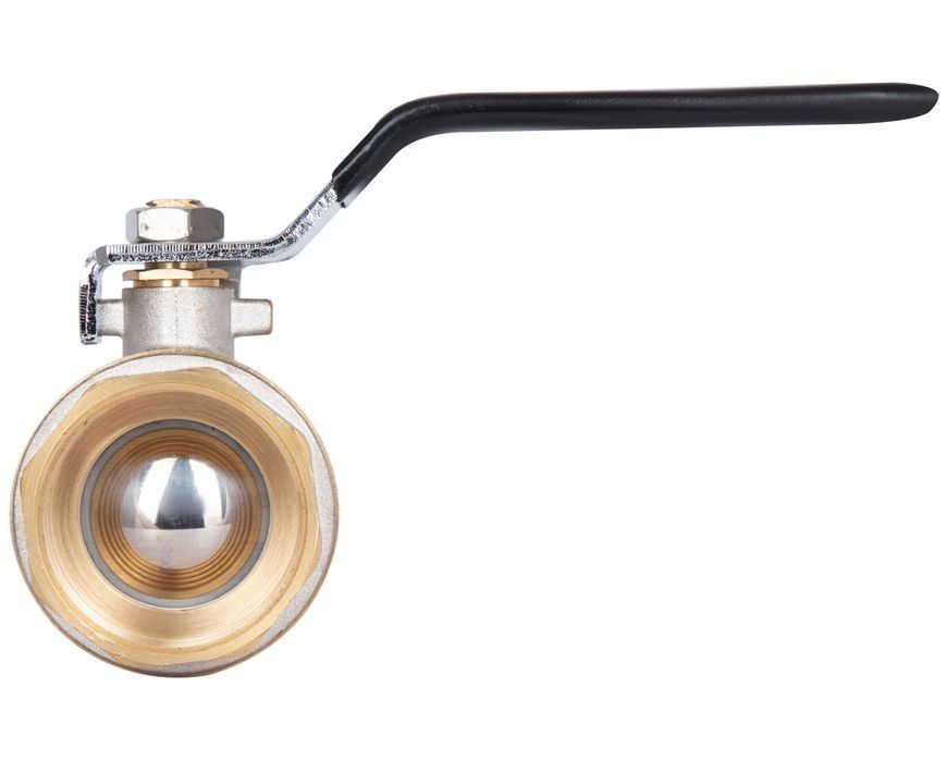 Кран шаровой Thermo Alliance Base 1" 1/2 ВР прямой, латунь, PN40, рычаг SD600W40 - SD600W40