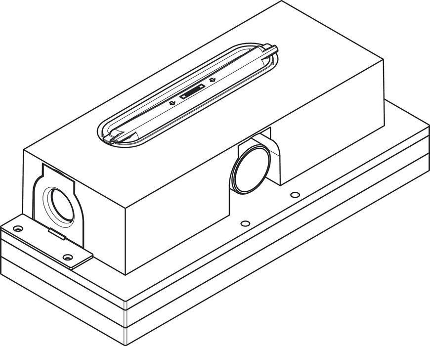 Прихована частина HANSGROHE uBox universal &oslash;50 для душових трапів 01001180 - 01001180