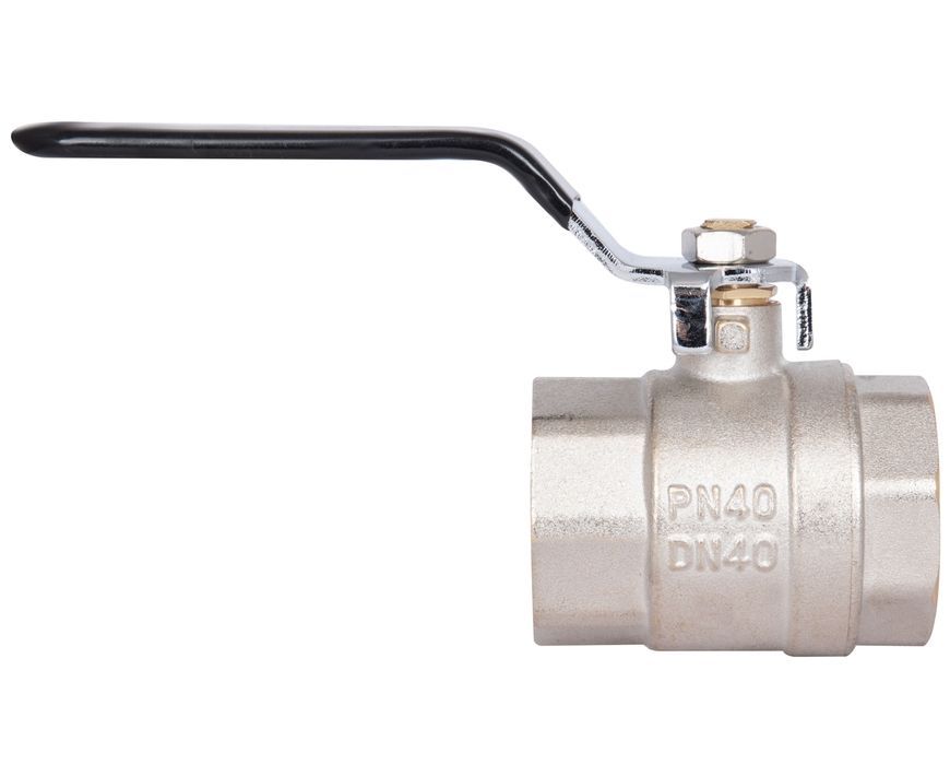 Кран шаровой Thermo Alliance Base 1" 1/2 ВР прямой, латунь, PN40, рычаг SD600W40 - SD600W40