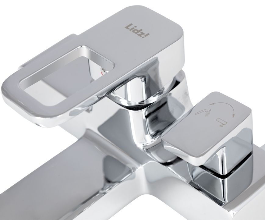 Смеситель для ванны Lidz Wawel 006 Chrome с душевым гарнитуром LDWAW006CRM45388 - LDWAW006CRM45388