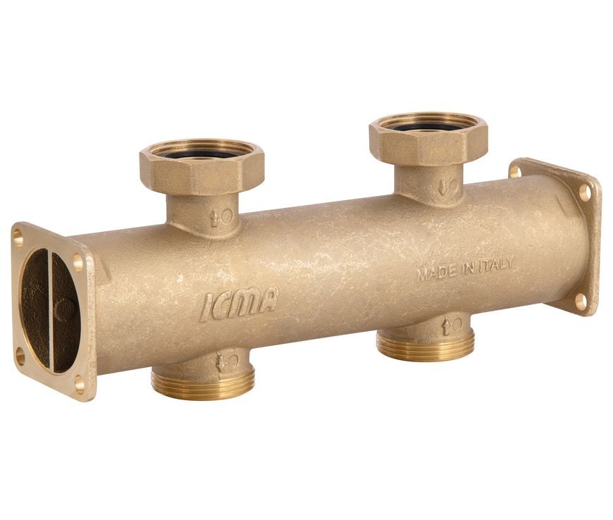 Сборный коллектор Icma 1" ВРх1 1/2" НР с двойной камерой №785 87785AF05