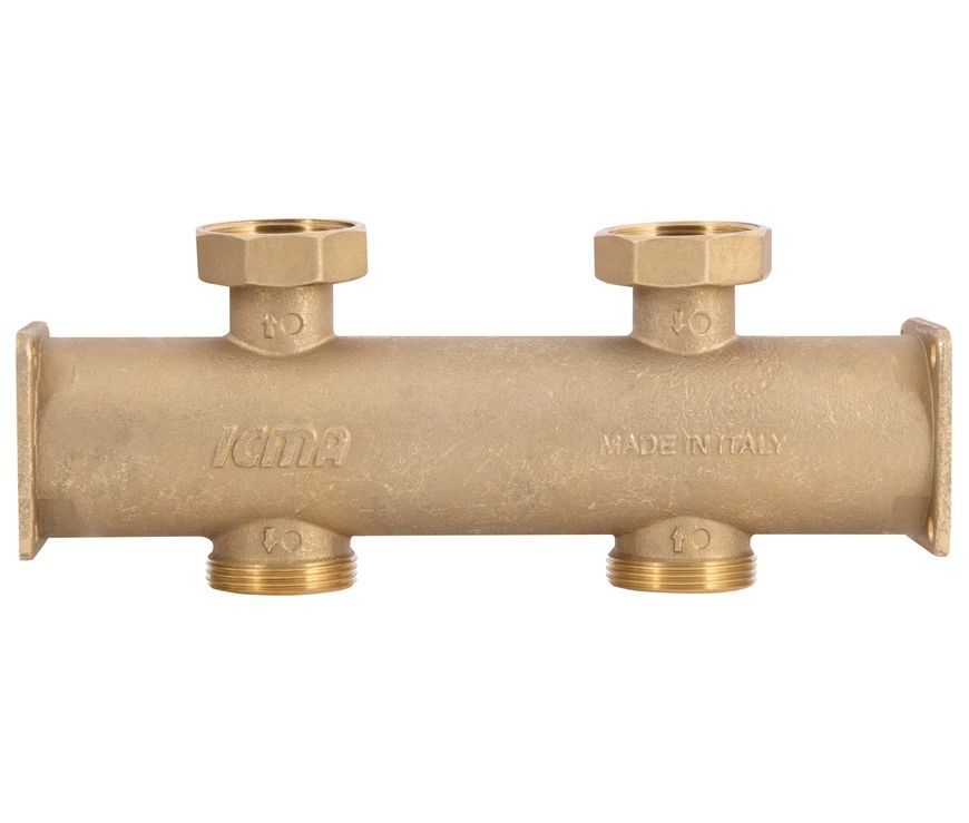 Сборный коллектор Icma 1" ВРх1 1/2" НР с двойной камерой №785 87785AF05