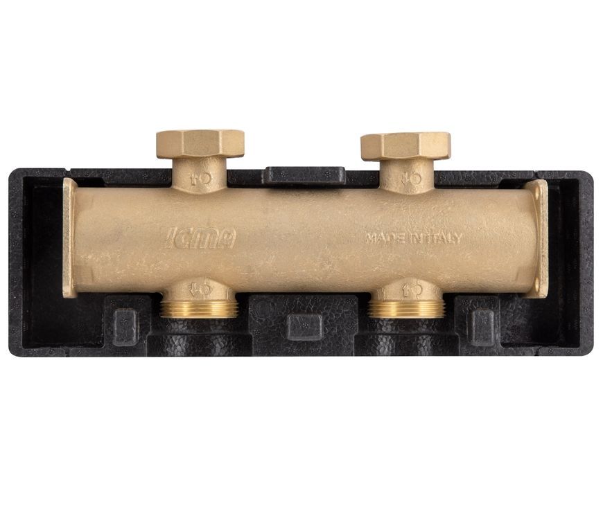 Сборный коллектор Icma 1" ВРх1 1/2" НР с двойной камерой №785 87785AF05