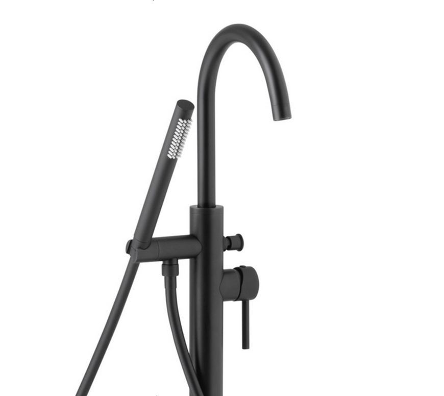 Смеситель для ванны KFA ARMATURA MOZA BLACK 5035-510-81 свободностоячий - 5035-510-81
