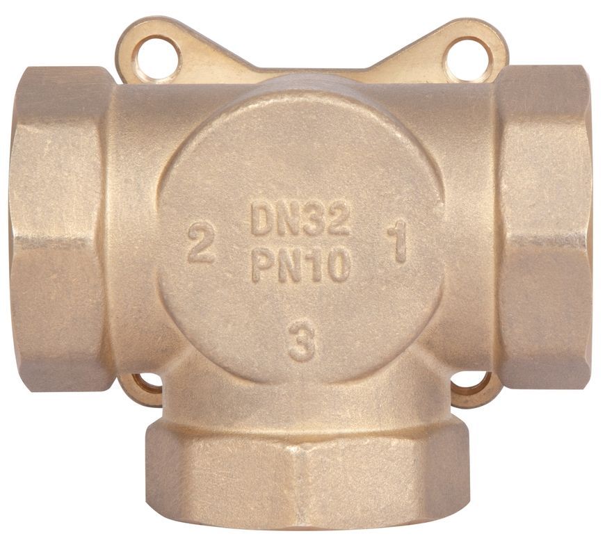 Клапан трехходовой ручной Thermo Alliance Standart 1 1/2" ВР латунный SF363W40 - SF363W40