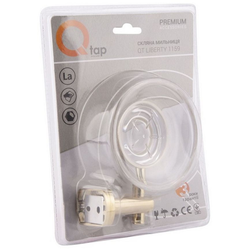 Мильниця QTAP Liberty ORO 1159 золото QTLIBORO1159