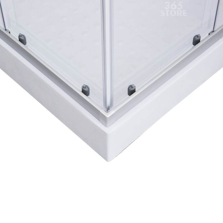 Душевая кабина LIDZ WIEŻAK 120x80, низкий, стекло Linie 4 мм - LWKSC12080SATLOWL