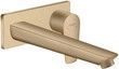 Настенный смеситель для раковины HANSGROHE Talis E скрытый монтаж 22,5 см Brushed Bronze 71734140 бронза - 71734140