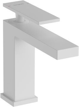 Смеситель для раковины HANSGROHE Tecturis E 110 EcoSmart+ Matt White 73011700 белый матовый - 73011700
