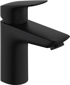 Змішувач для раковини HANSGROHE Logis 100 Matt Black 71107670 чорний матовий з д/к push-open - 71107670