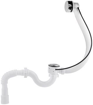 Сифон для ванни LIDZ LW2471 (WHI) (60 03 V001 01) прямоточний - LW05