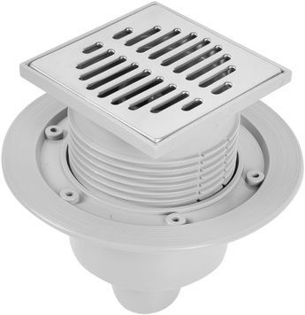 Трап для душа McALPINE HCFG3V-50 115х115 - HCFG3V-50