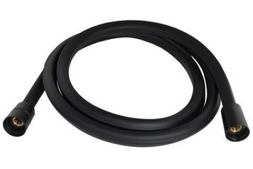 Шланг для душу Qtap Hadice 1600 мм прямокутний Black Matt QTHADPVCSQ160B - QTHADPVCSQ160B
