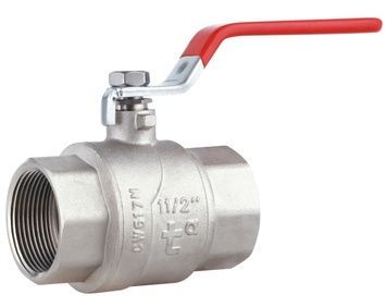 Кран шаровой прямой Thermo Alliance Forte 1" 1/2 ВР для воды (рычаг) PN40 латунь SF600W40 - SF600W40