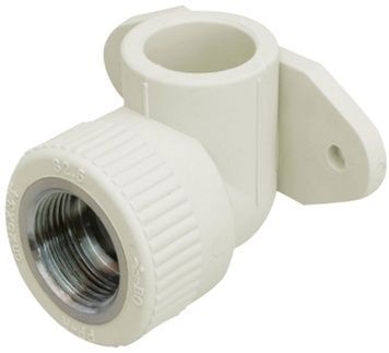 Кутик PPR BLUE OCEAN настінний з кріпленням 25х3/4", 90&deg; ВР BOITE12502XXX - BOITE12502XXX