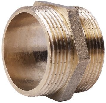 Ниппель латунный SD Plus 1 1/4"х1 1/4" равнопроходный SD4073232