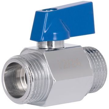 Кран кульовий прямий міні Thermo Alliance Standart 1/2" ЗР латунь SD189W15 - SD189W15