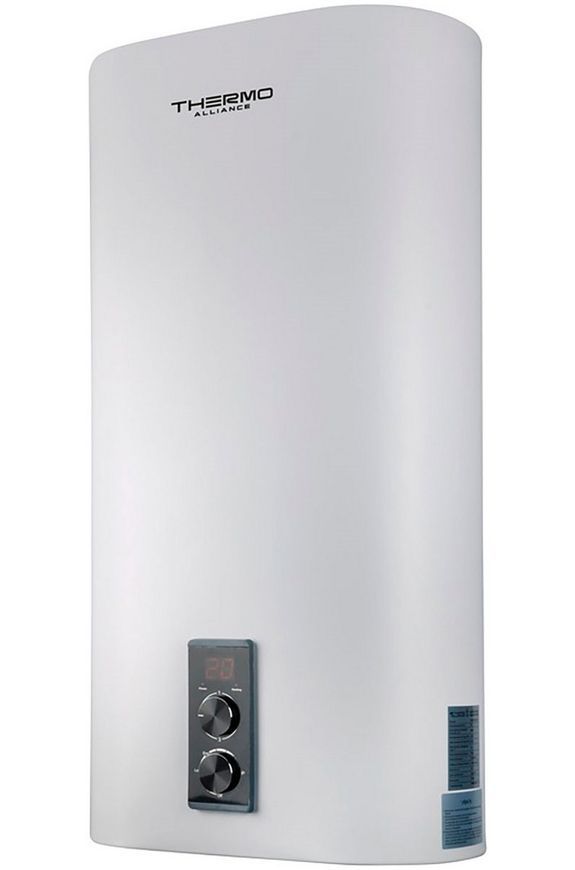 Водонагрівач електричний THERMO ALLIANCE 50 л плаский вертикальний, сухий ТЕН 2,0 кВт DT50V20GPDD2 - DT50V20GPDD2