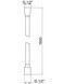 Шланг для душа Qtap Hadice 1600 мм прямоугольный Black Matt QTHADPVCSQ160B - QTHADPVCSQ160B - 2