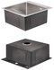 Кухонна мийка LIDZ Handmade H5050 Brushed Steel 3,0/1,0 дозатор, корзина LDH5050BRU3537547518 - LDH5050BRU3537547518 - 9