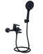 Змішувач для ванни Qtap Taurus з душовим гарнітуром Black Matt QTTAU259BLM45662 - QTTAU259BLM45662 - 1
