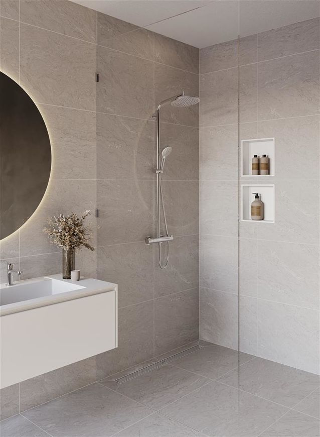 Трап душевой HANSGROHE RainDrain Allround 1200 мм Brushed Stainless Steel 56190800 нержавеющая сталь - 56190800
