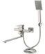 Змішувач для ванни Lidz Helix 005 Nickel з душовим гарнітуром k35 LDHEL005NKS49180 - LDHEL005NKS49180 - 4