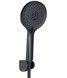 Змішувач для ванни Qtap Taurus з душовим гарнітуром Black Matt QTTAU259BLM45662 - QTTAU259BLM45662 - 5